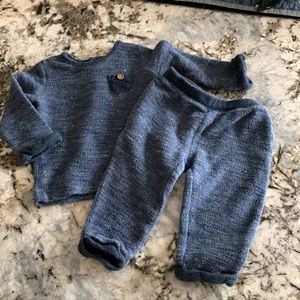 Carters Navy blue sweat suit